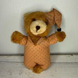 1988 House of Lloyd Plush Teddy Bear  Sleepytime Pajama 8” Stuffed Animal 80s